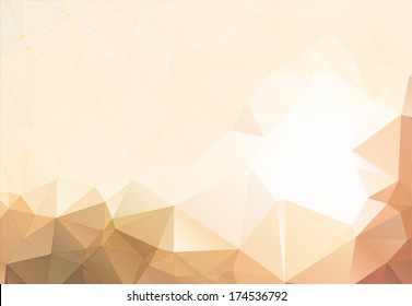 Flesh Color Abstract Background Polygon Stock Vector (Royalty Free ...