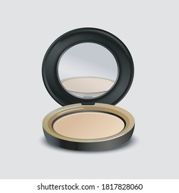 polvo delicado de color de pulpa para maquillaje natural expresivo y desnudo