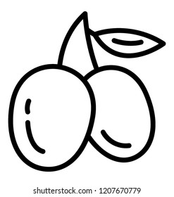 Fleshy drupe fruit cherry