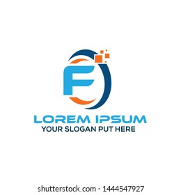 F-LETTER LOGO/IDENTITY DESIGN FOR USE TECH BRAND