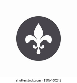 Fleur de lies icon vector