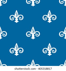 Fleur De Lis Background Texture Seamless Stock Vector (Royalty Free ...