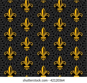 Fleur De Lis Design Pattern Stock Vector (Royalty Free) 42120364 ...