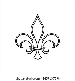 Fleur De Lis Fleurdelys Flowerdeluce Decorative Stock Vector (Royalty ...