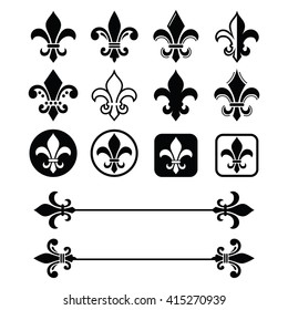 Fleur de lis - French symbol design, Scouting organizations, French heralry 