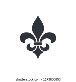 Fleur De Lis Heraldic Icon 