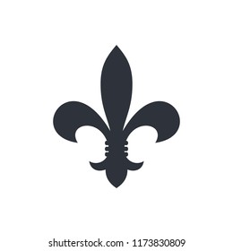 fleur de lis heraldic icon 