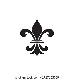 Fleur de Lis Heraldic Icon In Trendy  Design Vector Eps 10