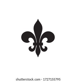 Fleur de Lis Heraldic Icon In Trendy  Design Vector Eps 10