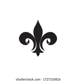 Fleur de Lis Heraldic Icon In Trendy  Design Vector Eps 10