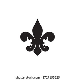 Fleur de Lis Heraldic Icon In Trendy  Design Vector Eps 10