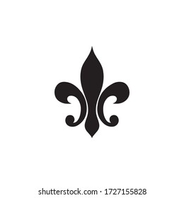 Fleur de Lis Heraldic Icon In Trendy  Design Vector Eps 10