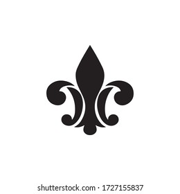 Fleur de Lis Heraldic Icon In Trendy  Design Vector Eps 10