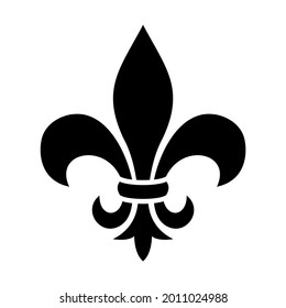 Fleur De Lis Heraldic Symbol Icon