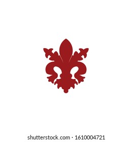 fleur de lis logo Ideas. Inspiration logo design. Template Vector Illustration. Isolated On White Background