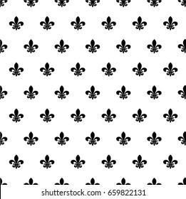 Fleur de lis pattern vector 