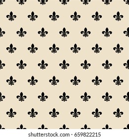 Fleur de lis pattern vector 