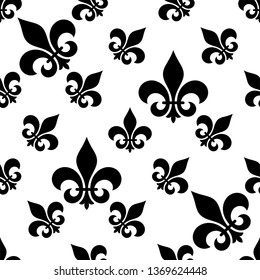 Fleur De Lis Seamless Pattern Fleurdelys Stock Vector (royalty Free 