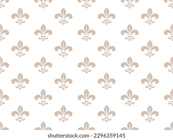 Fleur De Lis seamless pattern