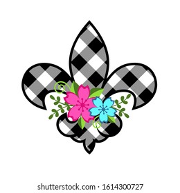 Fleur De Lis svg clipart Mardi Gras Flowers