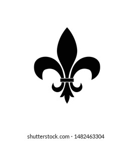 Fleur De Lis Template Vector Illustration Stock Vector (Royalty Free ...