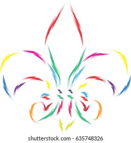 Fleur de lis vector illustration