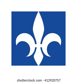 fleur de list logo vector.