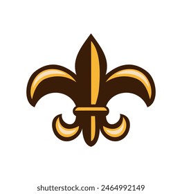 Fleur De Lys Symbol Design Illustration vector eps format , suitable for your design needs, logo, illustration, animation, etc.