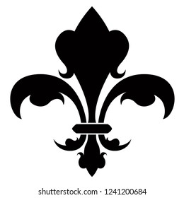 Fleur De Lys Symbol Vector Illustration Stock Vector (Royalty Free ...