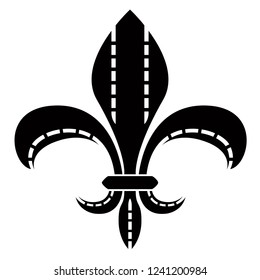 Fleur de lys symbol. Vector illustration design