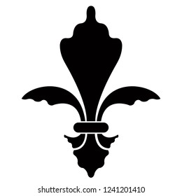 Fleur de lys symbol. Vector illustration design