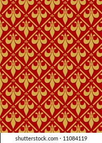 fleur de lys wallpaper (vector)