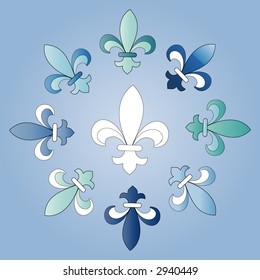 fleur dis lis vector