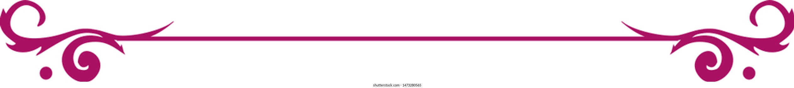 Fleur / Floral Decorative Decal element