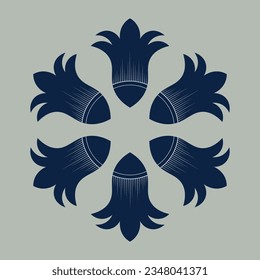 fleur-de-lis heraldic lily icon symbol