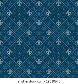 fleur-de-lis seamless pattern