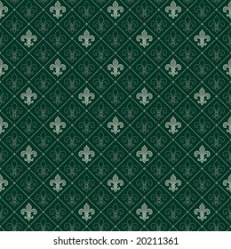 fleur-de-lis seamless pattern