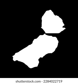 Flevoland province of the Netherlands. Vector illustration.