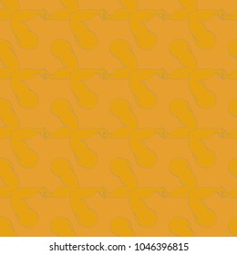 Flex arm bodybuilder with big muscles seamless pattern.