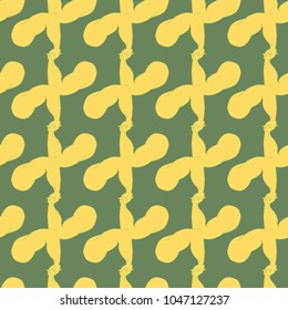Flex arm bodybuilder with big muscles seamless pattern.