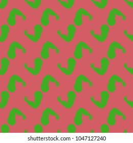 Flex arm bodybuilder with big muscles seamless pattern.