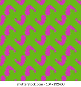 Flex arm bodybuilder with big muscles seamless pattern.