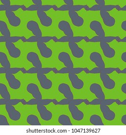 Flex arm bodybuilder with big muscles seamless pattern.