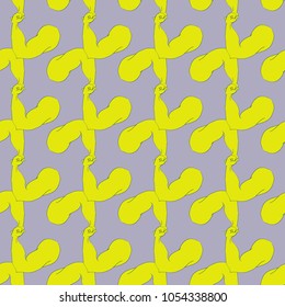 Flex arm bodybuilder with big muscles seamless pattern.