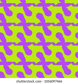 Flex arm bodybuilder with big muscles seamless pattern.