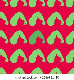Flex arm bodybuilder with big muscles seamless pattern.