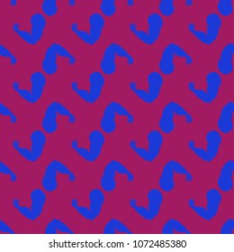 Flex arm bodybuilder with big muscles seamless pattern.