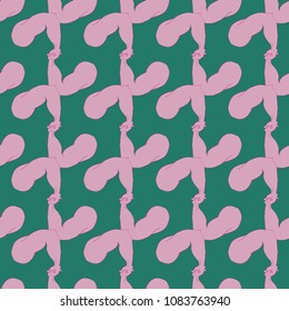 Flex arm bodybuilder with big muscles seamless pattern.