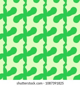 Flex arm bodybuilder with big muscles seamless pattern.