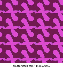 Flex arm bodybuilder with big muscles seamless pattern.